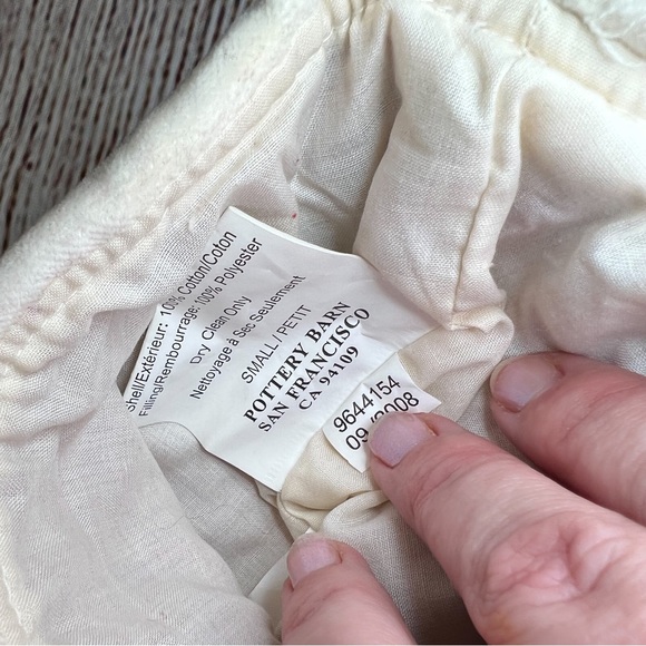 Pottery Barn “Jessica” Mini Velvet Stocking - Picture 3 of 3